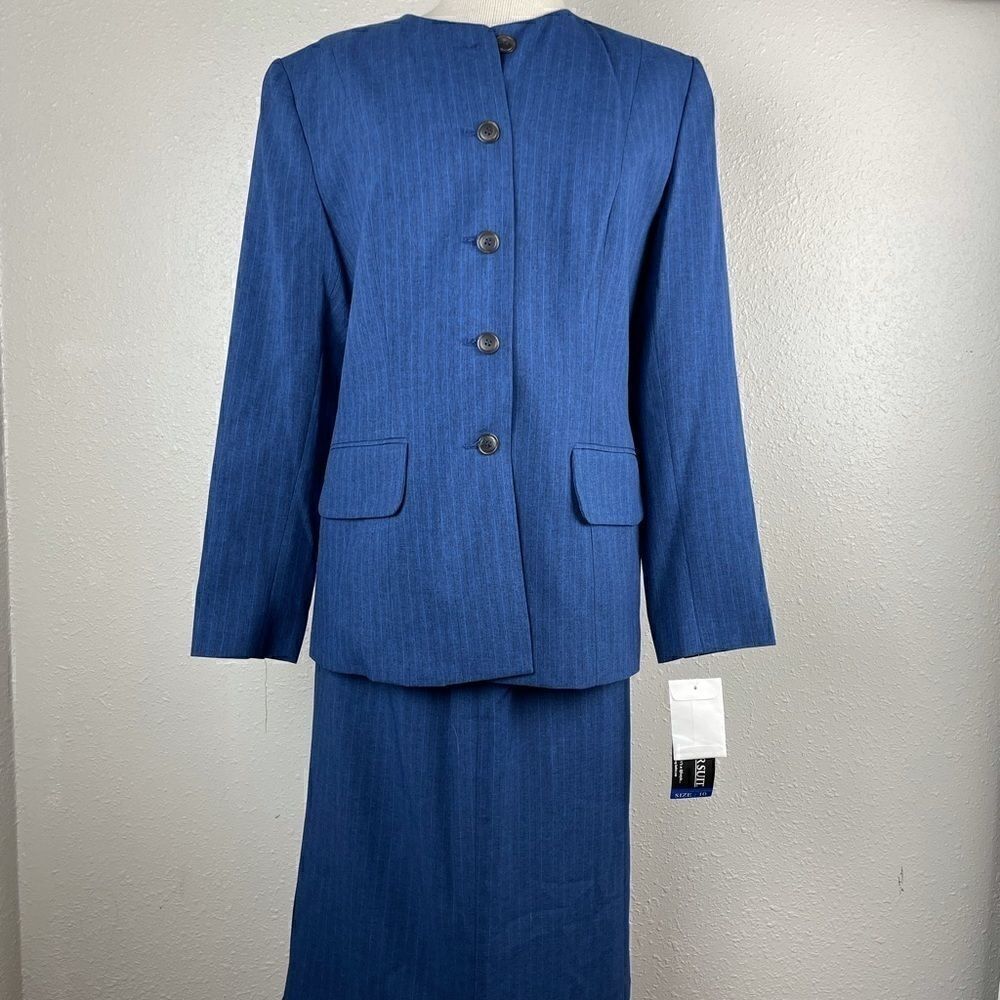NWT Sag Harbor Suits Two-Piece Jacket and Skirt Size 10